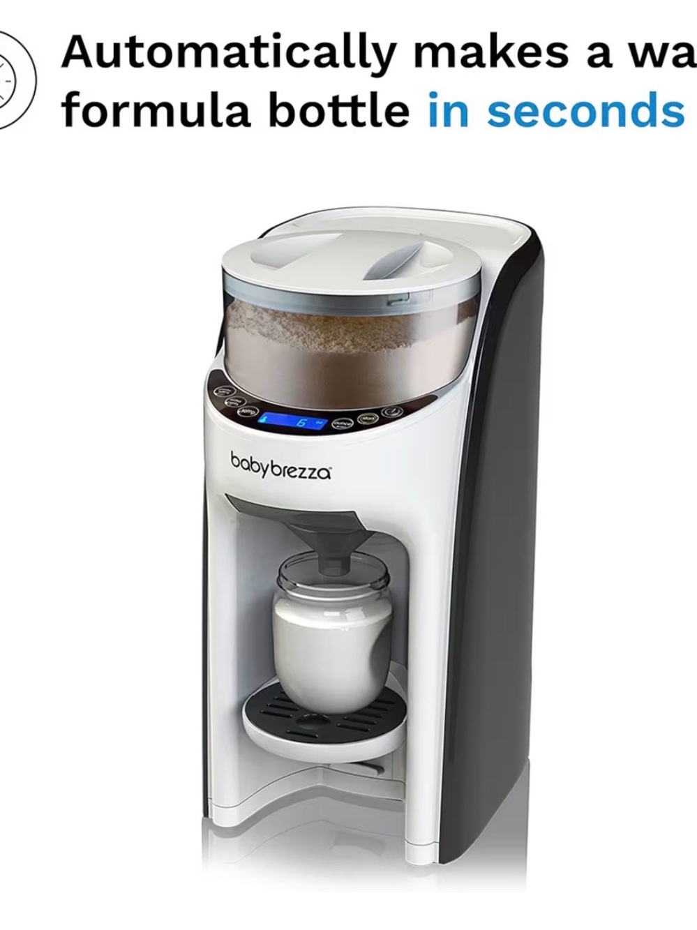 Brezza Formula Pro - White and Black Automatic Formula Maker